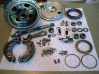 wwwIMG_2218 Rear axle and drum brake before reassembly
