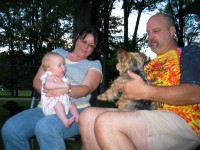 Sherry and Ken with Abigail and Tess