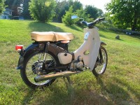 Honda_Super_Cub_1 The Super Cub after it's initial 10-mile cruise along Clam Lake